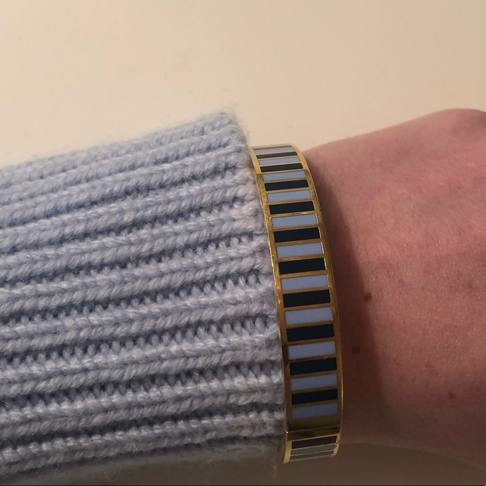 Kate Spade New York Blue Striped Bangle